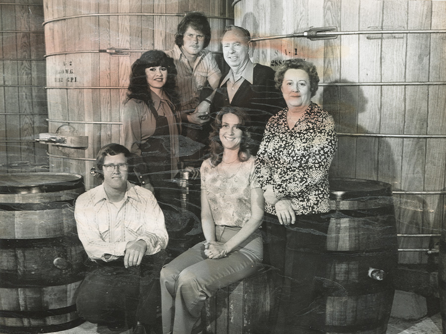 Photograph of the Kreck Family in the 1970s.