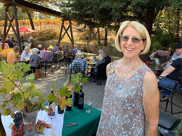 A Mill Creek Vineyards and Winery Tasting event with Yvonne